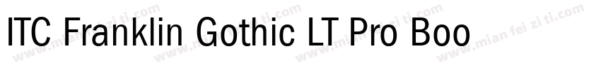 ITC Franklin Gothic LT Pro Book字体转换
